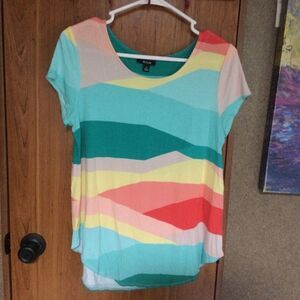 SALE. BUY 2/$30. NWOT. Alfani Brand Women’s M Striped S/S Top